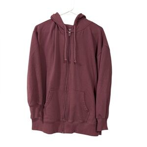 Terra & Sky Maroon Cotton Jacket